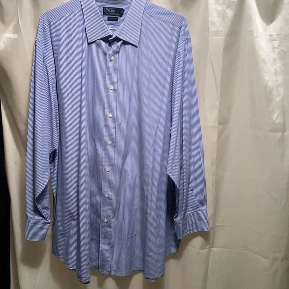 19 34/35 dress shirt size Modena  tagged "size-19-34-35"  Miltons